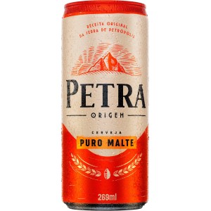 Cerveja Petra Puro Malte Lata 269 ml com 12 unidades