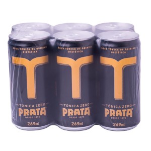 Água Tônica Prata Zero 269 ml com 6 unidades