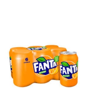 Refrigerante Fanta Laranja Lata 350ml Pack 12x1