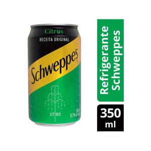 Refrigerante Schweppe Citrus Lata 350ml Pack 12x1