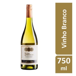 Vinho Branco Tres Medallas Chardonnay 750ML