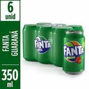 Rferigerante Fanta Guaraná Lata 350ml Pack 6x1