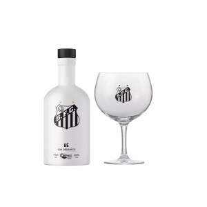 Kit Gin Bë e Taça Santos Garrafa 750ml