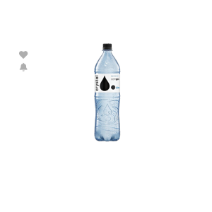 Água Crystal c/ gás 1,5 Litros com 6 unidades