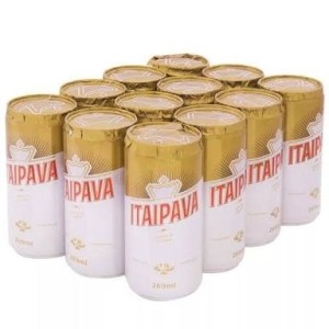 Cerveja Itaipava Lata 269 ml com 12 unidades