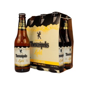 Cerveja Therezopolis Gold Lager LN 355ml - 6 Unidades