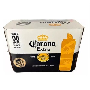 Cerveja Corona Extra Lata 350ML 8x1